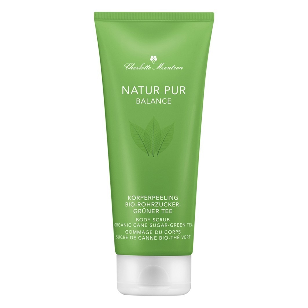 

Скраб для тела natur pur balance bio-rohrzucker-grüner tee körperpeeling Charlotte Meentzen, объем 200 мл