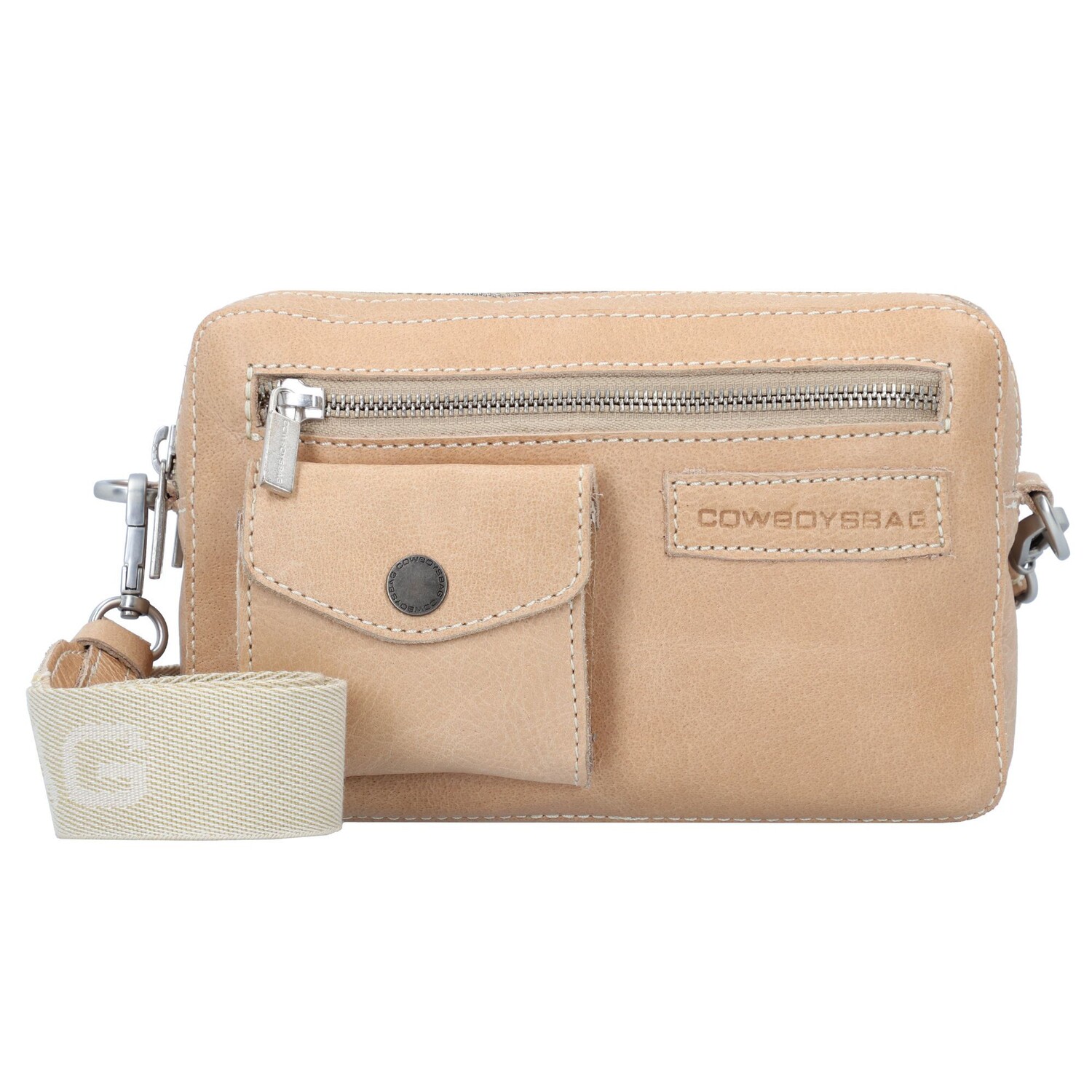 

Сумка через плечо Cowboysbag Franklin Umhängetasche Leder 22 см, песочный