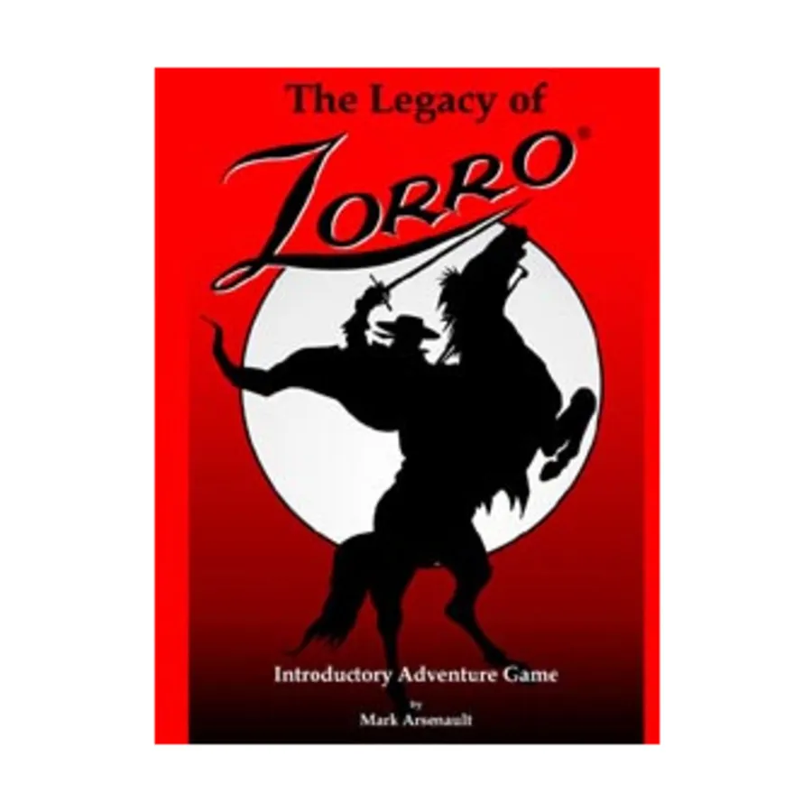 

Introductory Adventure Game, Legacy of Zorro, мягкая обложка
