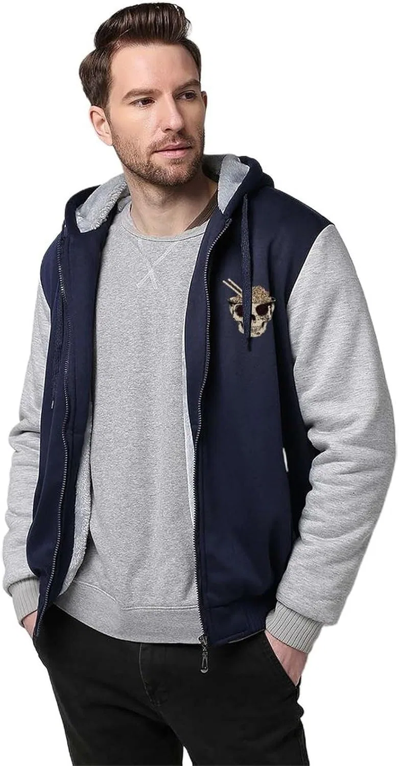 Толстовка на молнии флисовая Generic, Light Gray-style