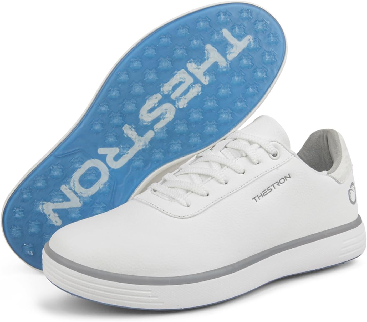 

Мужские гольф-туфли без шипов Профессиональная обувь для гольфа Роскошная обувь для прогулок для гольфистов на открытом воздухе Zakey, белый