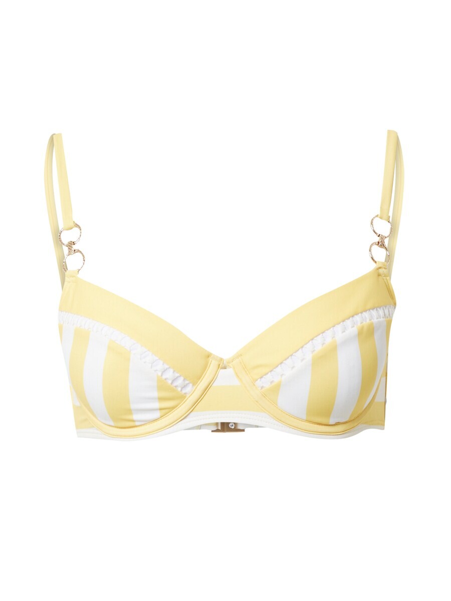 

Верх бикини на косточках River Island T-shirt Bikini Top, желтый