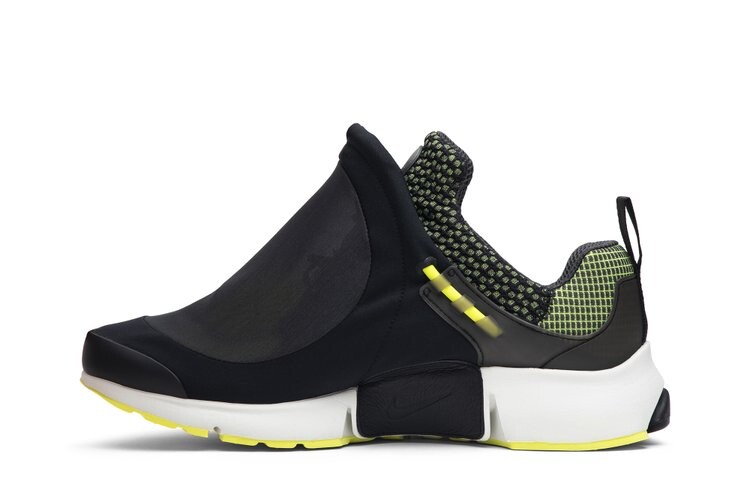 Кроссовки Nike Comme Des Garçons Homme Plus x Air Presto Foot Tent 'Anthracite Lemon', черный — фото 3
