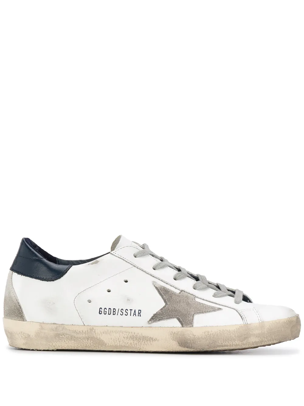 Кеды Superstar с эффектом потертости GOLDEN GOOSE, белый
