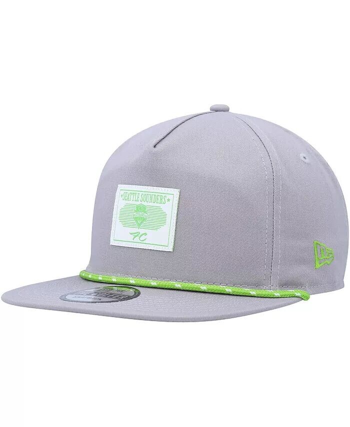 

Мужская серая регулируемая кепка для гольфиста Seattle Sounders FC New Era, серый