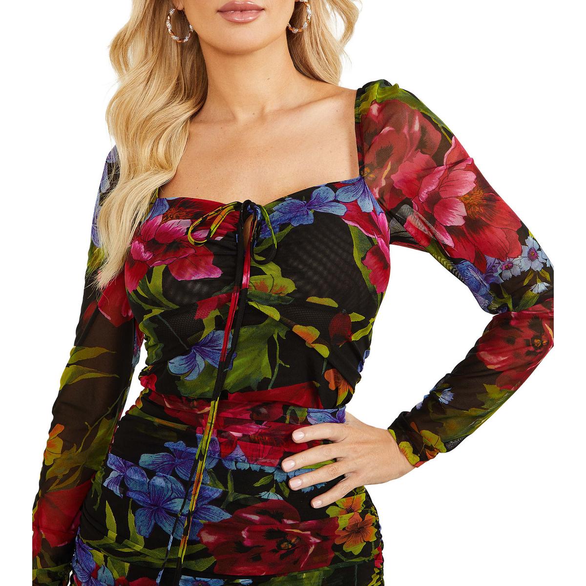 

Женский топ-пуловер с цветочным принтом Marciano, цвет boldly blooming print