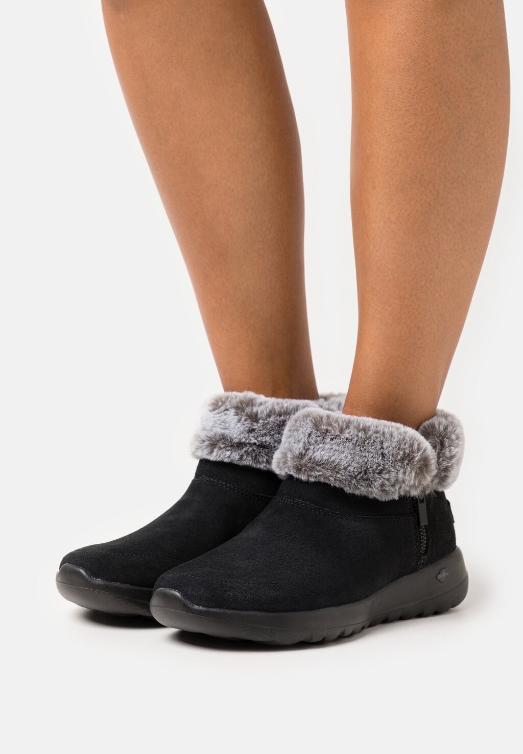 

Зимние ботинки Skechers, черный/серый