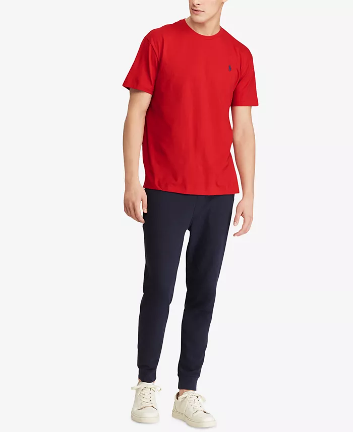 Мужская футболка классического кроя с круглым вырезом Polo Ralph Lauren, красный — фото 2