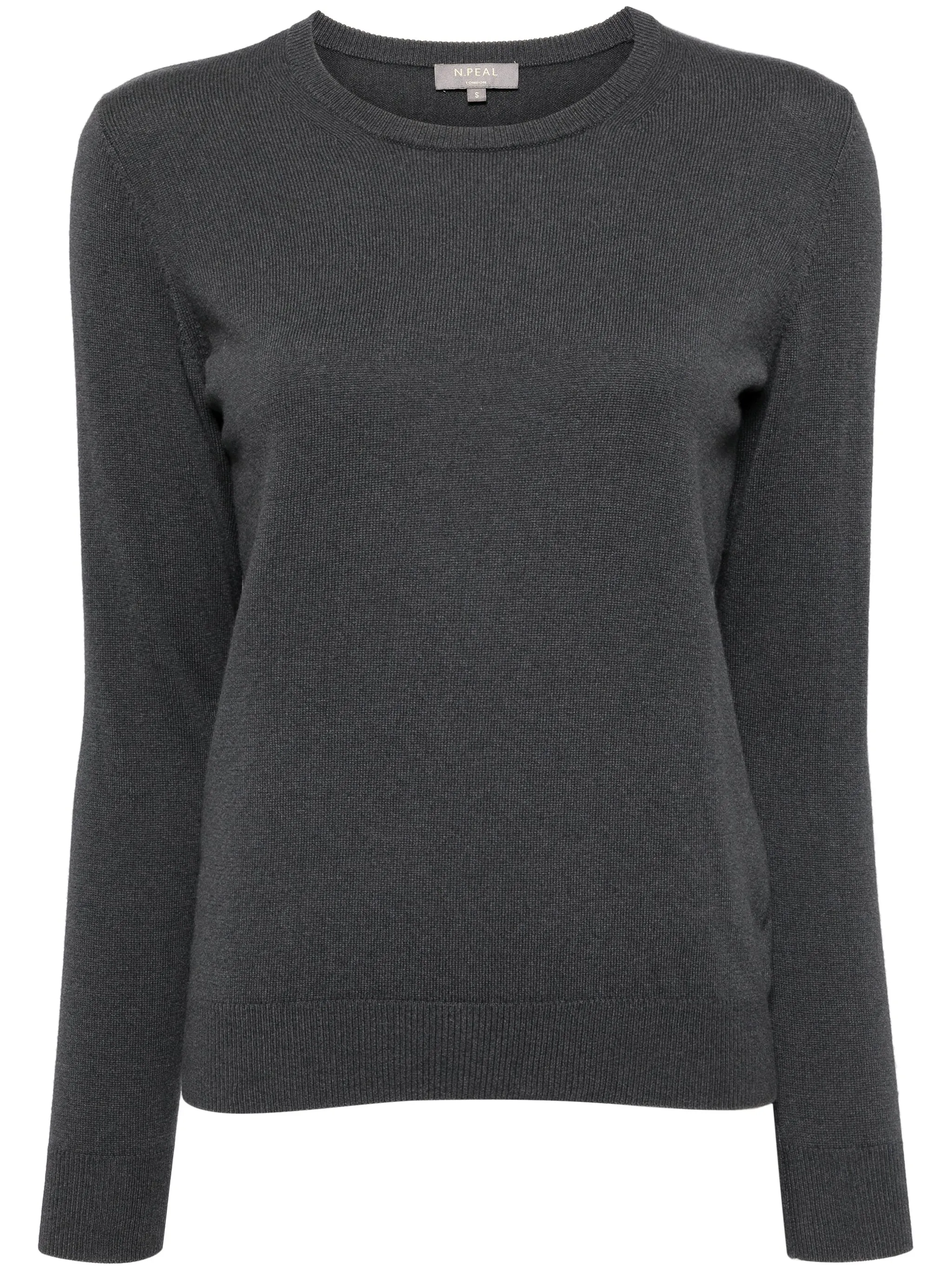 

Кашемировый топ Evie Classic N.Peal, серый