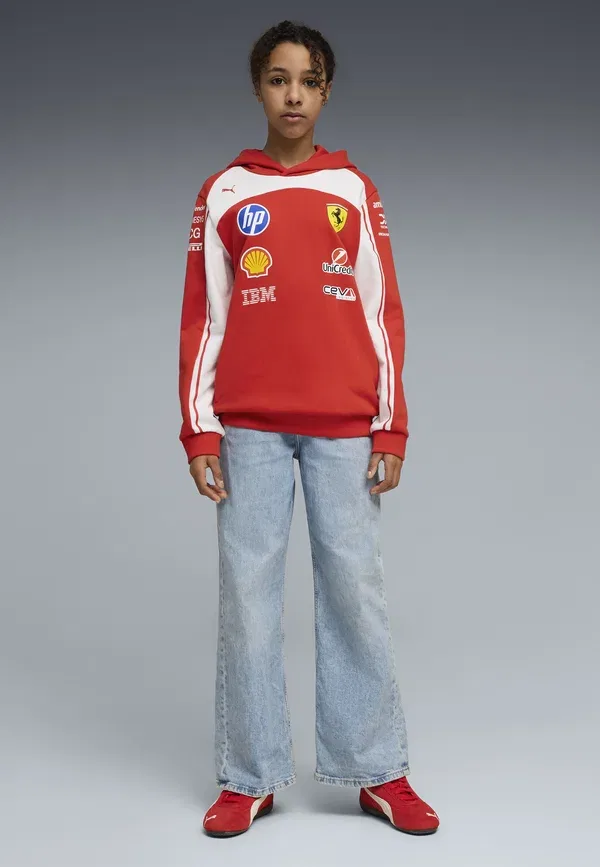 Толстовка Scuderia Ferrari HP Replica Hoodie Puma, красный