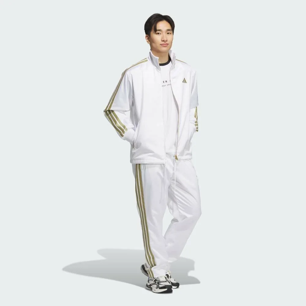 Тканая куртка Adidas Stadium Gold Climawarm, цвет White — фото 2