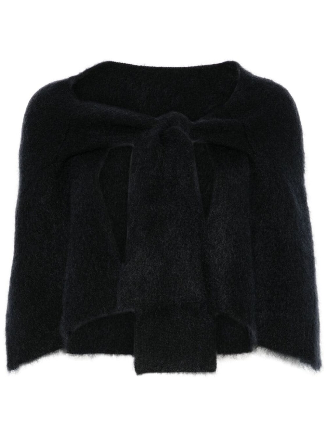 

Jil Sander фактурный кейп, черный
