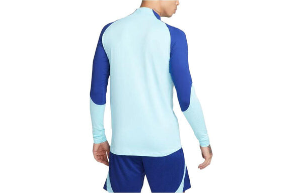 Футболка 22 23 atletico madrid strike training top Nike, синий — фото 4