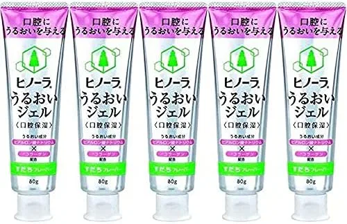 Набор Otsuka Pharmaceutical — Увлажняющий гель с юдзу, Hinora, набор 5 шт по 80 г
