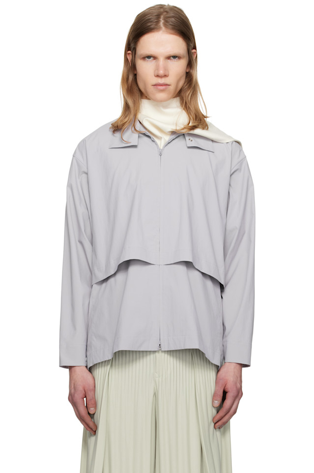 

Складная рубашка Homme Plissé Issey Miyake, серый