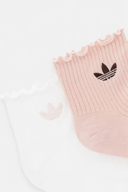 Носки короткие Ruffle 2 шт Adidas Originals, оранжевый — фото 2