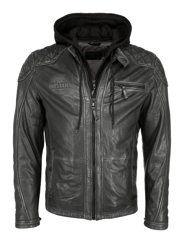 

Кожаная куртка Mustang 31020245, цвет vintage grey
