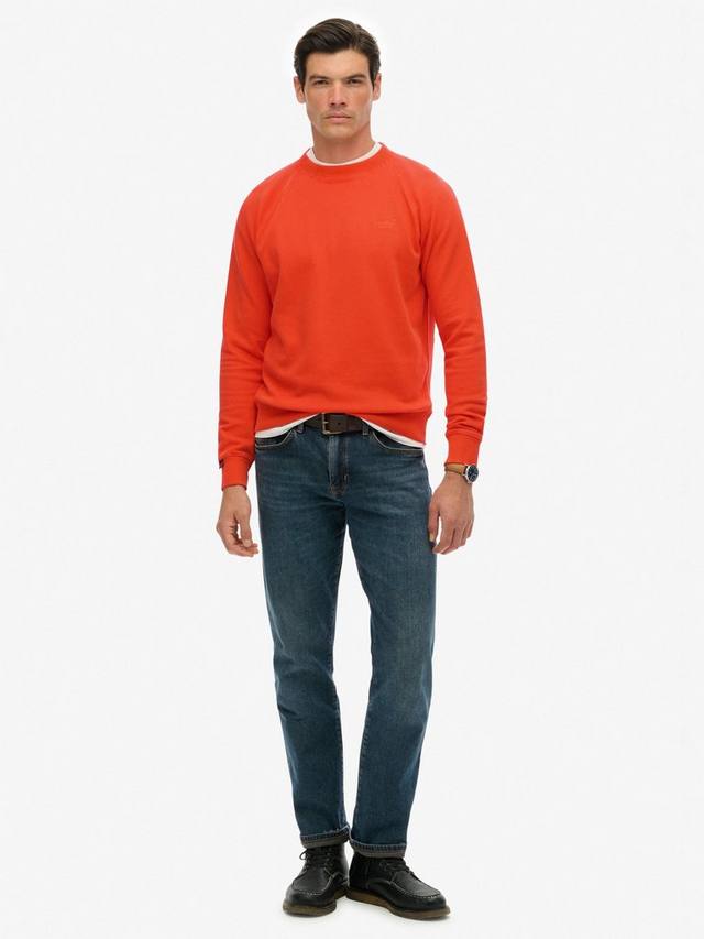 Футболка Essential Logo с рукавом реглан из хлопкового материала Superdry, Bold Orange — фото 3
