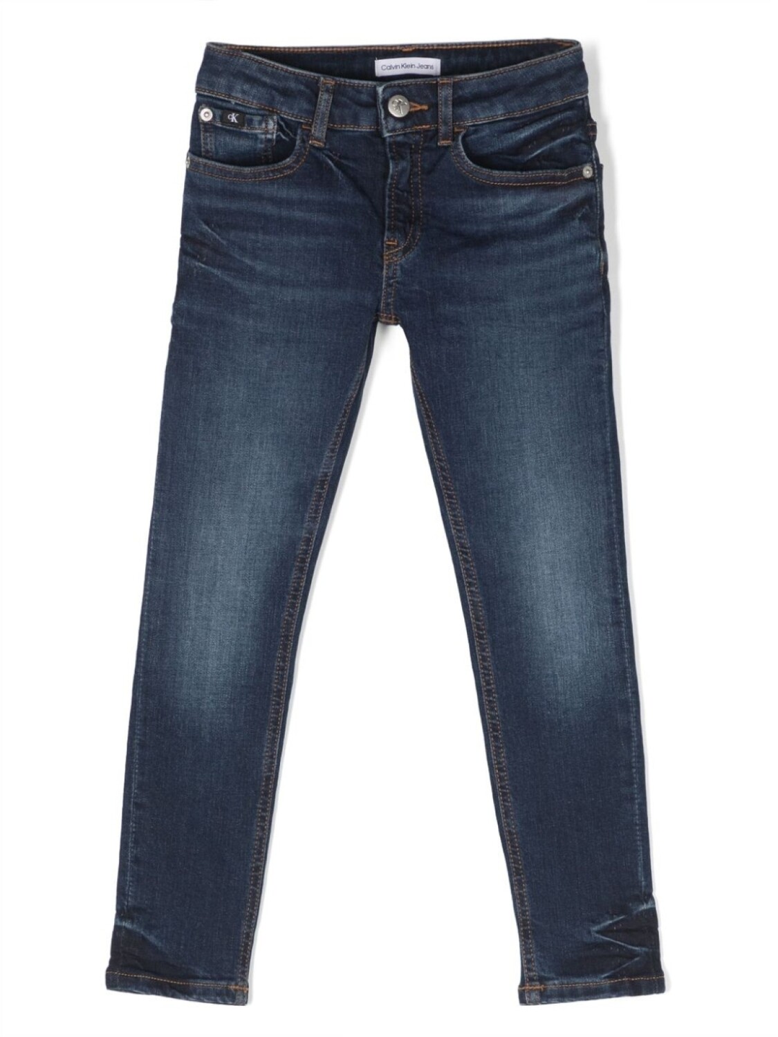 

Прямые джинсы Calvin Klein Kids, синий