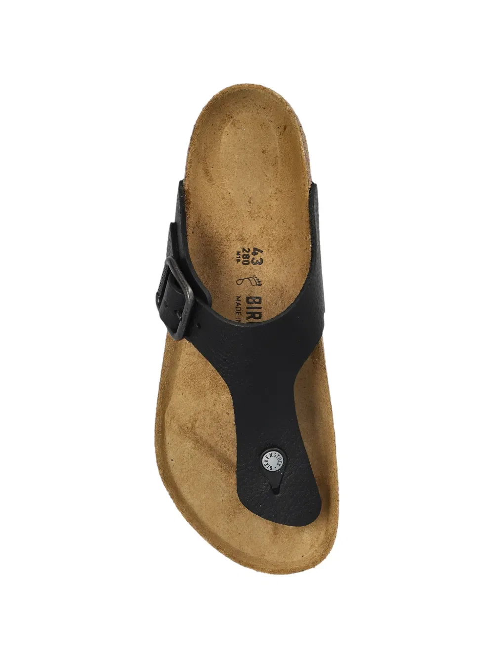 Кожаные сандалии Ramses с проволочной пряжкой Birkenstock, черный — фото 4
