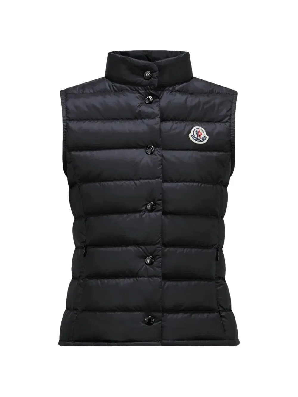 Жилет Liane на пуговицах Moncler Enfant, черный