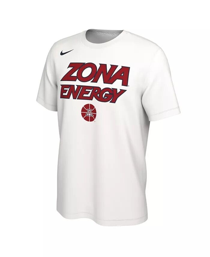 

Мужская белая футболка Arizona Wildcats 2024 On Court Bench Nike, белый