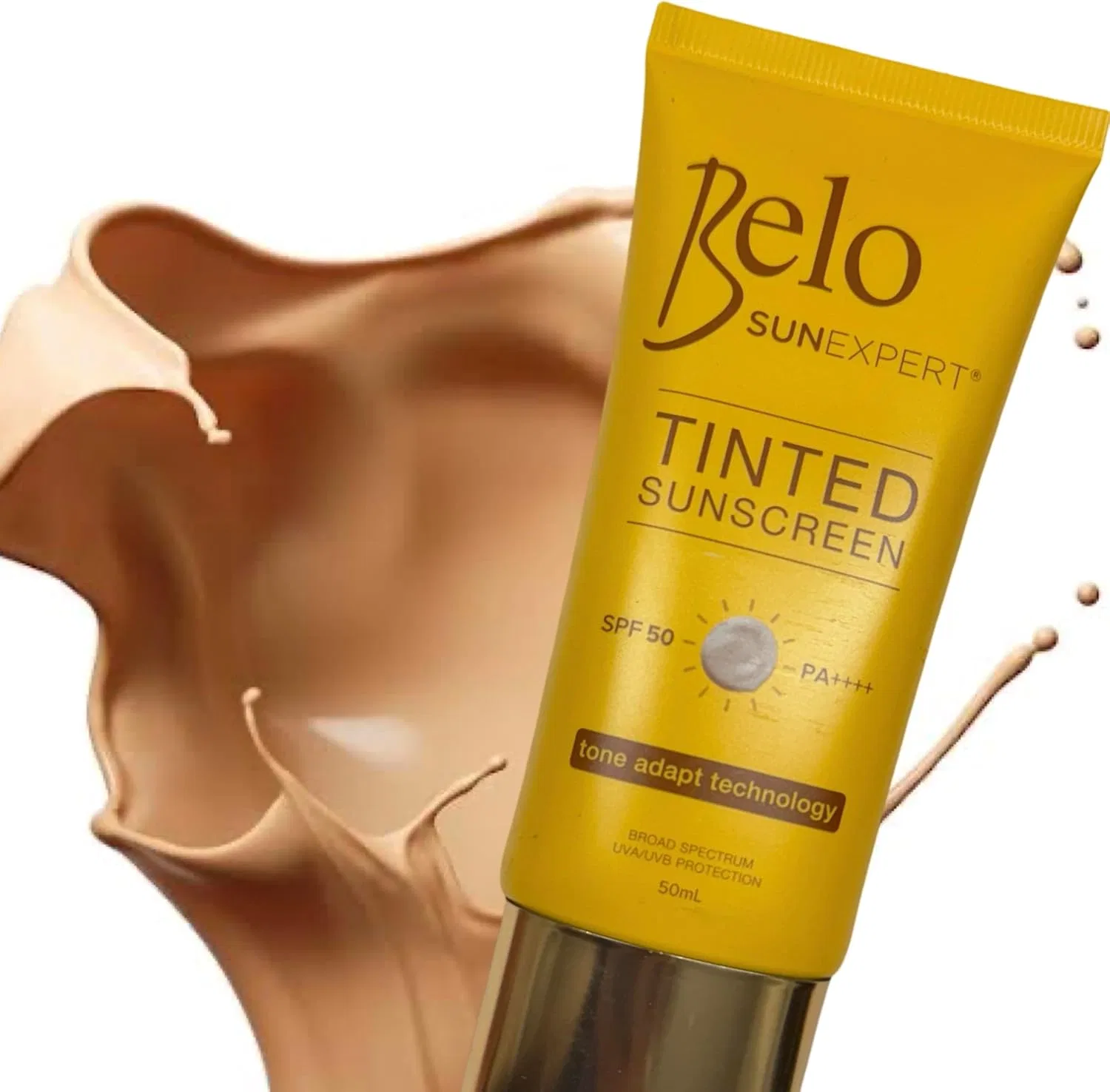 Тонированный солнцезащитный крем BELO SPF50 PA++++ 50 мл — фото 2