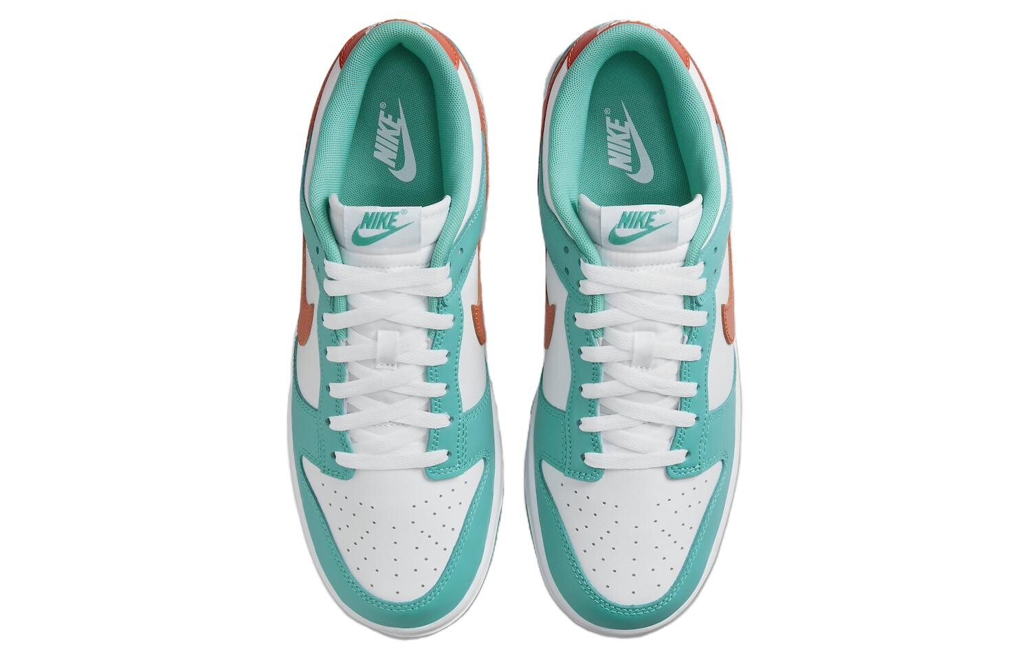 Мужские кроссовки для скейтбординга Nike Dunk Low, Белый/Космическая глина/Пыльный кактус — фото 4