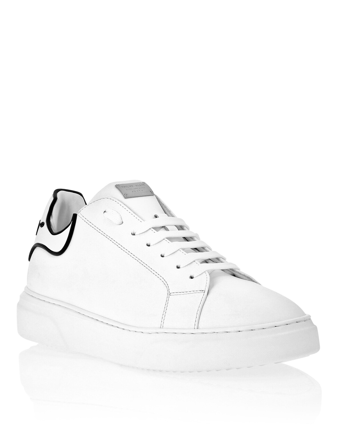

КОЖАНЫЙ БРОНЕР BIG BANG Skull Philipp Plein, белый