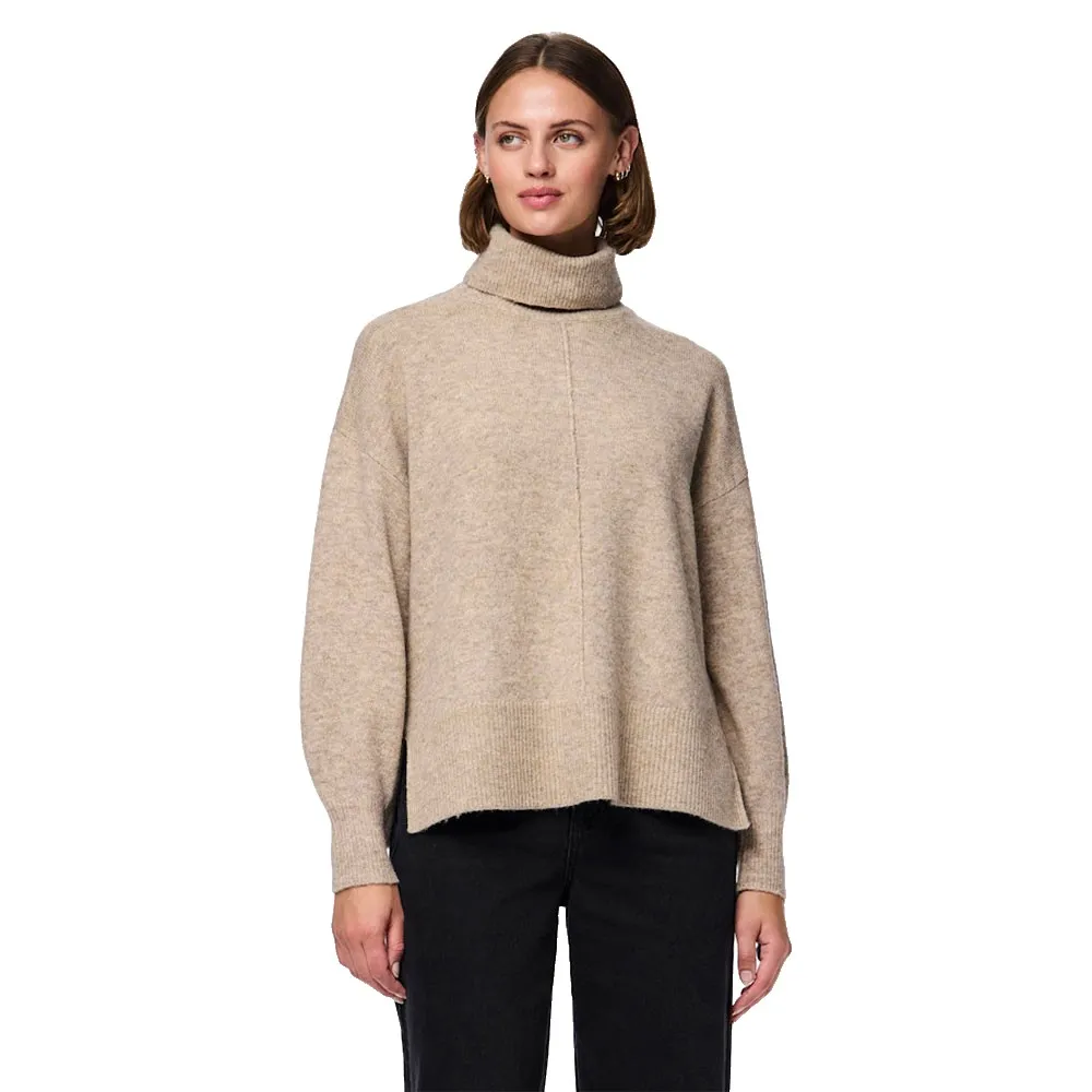 

Свитер Pieces Malou high neck, бежевый