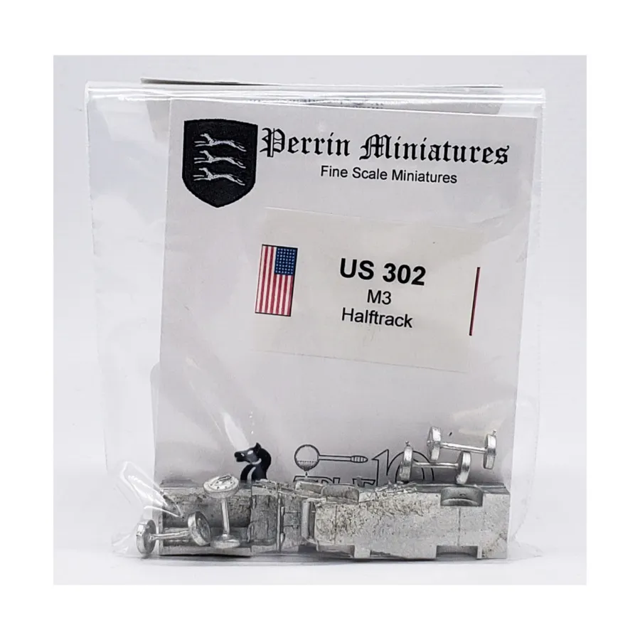 

М3 Полугусеничный, WWII Miniatures - USA (10mm) (Perrin Miniatures)
