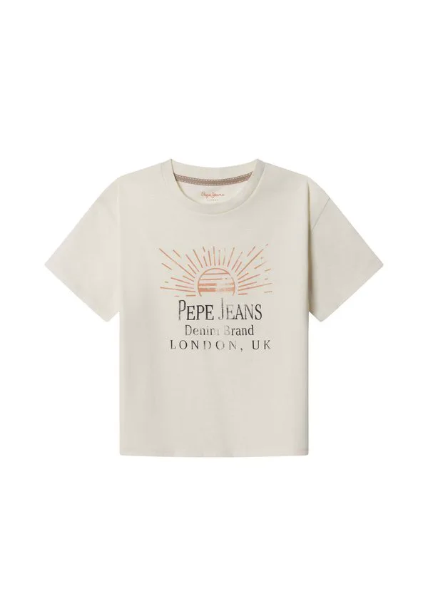 Футболка с принтом лиама Pepe Jeans, Mousse White