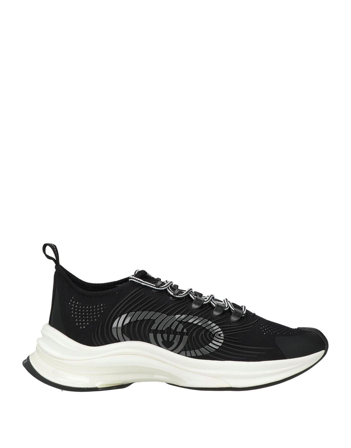 Кроссовки Run Gucci, черный