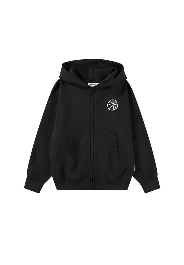 Толстовка с капюшоном и застежкой-молнией marley Molo, Black — фото 3