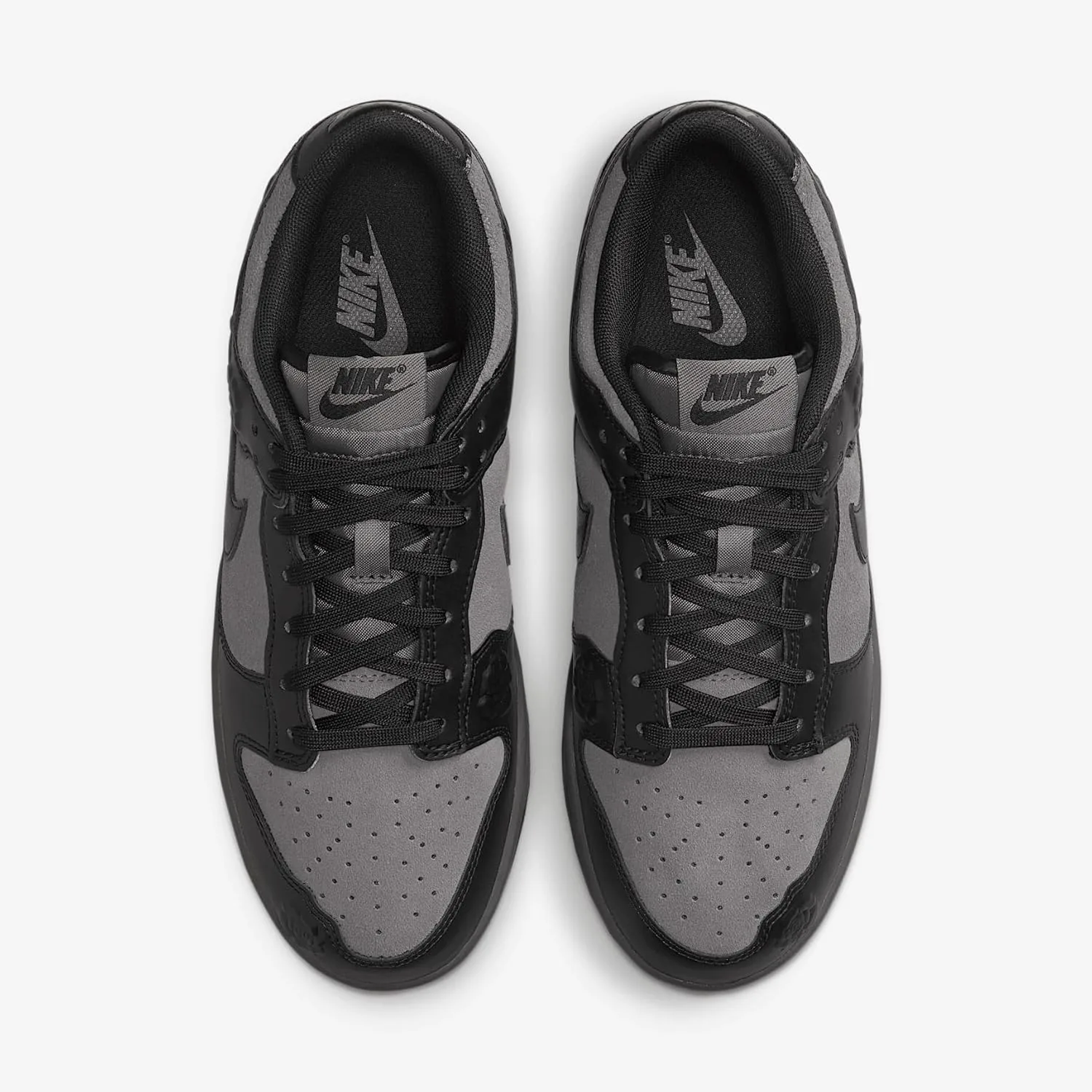Женские кроссовки Nike Dunk Low, серый/черный — фото 4