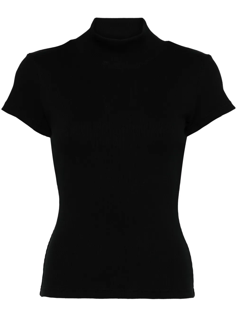 

Футболка с высоким воротником Alaïa, черный