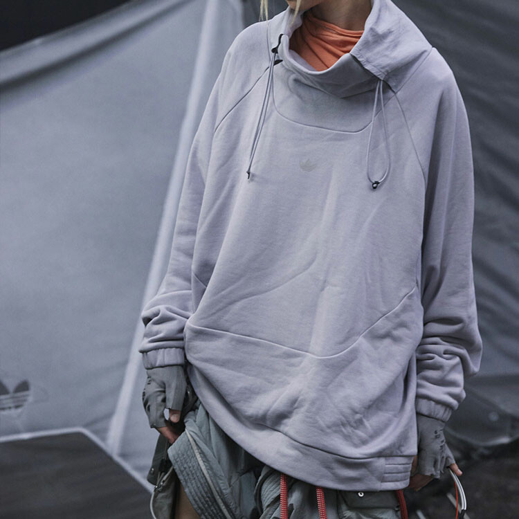 Толстовка мужская Adidas Originals HAMCUS X Capsule Collection Glory Grey — фото 2