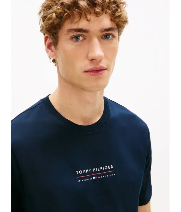 Футболка BRAND LOVE regular fit Tommy Hilfiger, темно-синий — фото 4