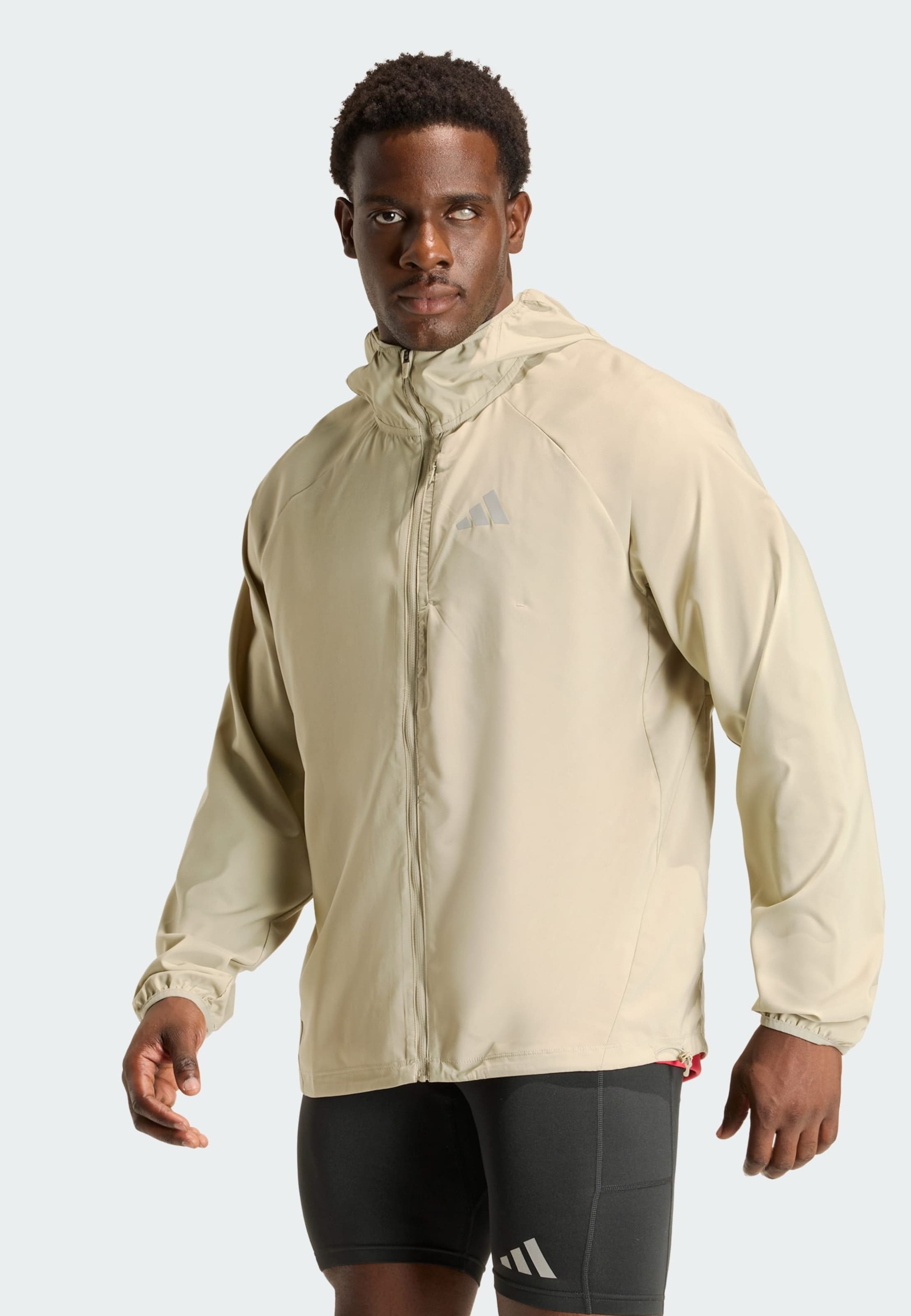 Adidas Performance Тренировочная куртка 'Adi365 Running Essentials' в цвете Cappuccino — фото 2