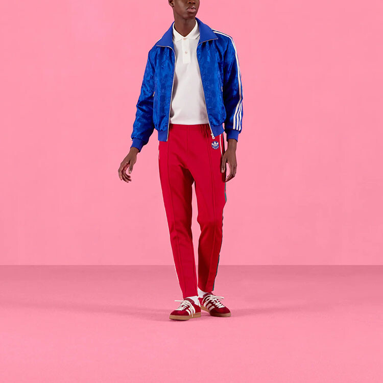 Рубашка поло Adidas Originals X ADIDAS унисекс белая Gucci, белый — фото 3