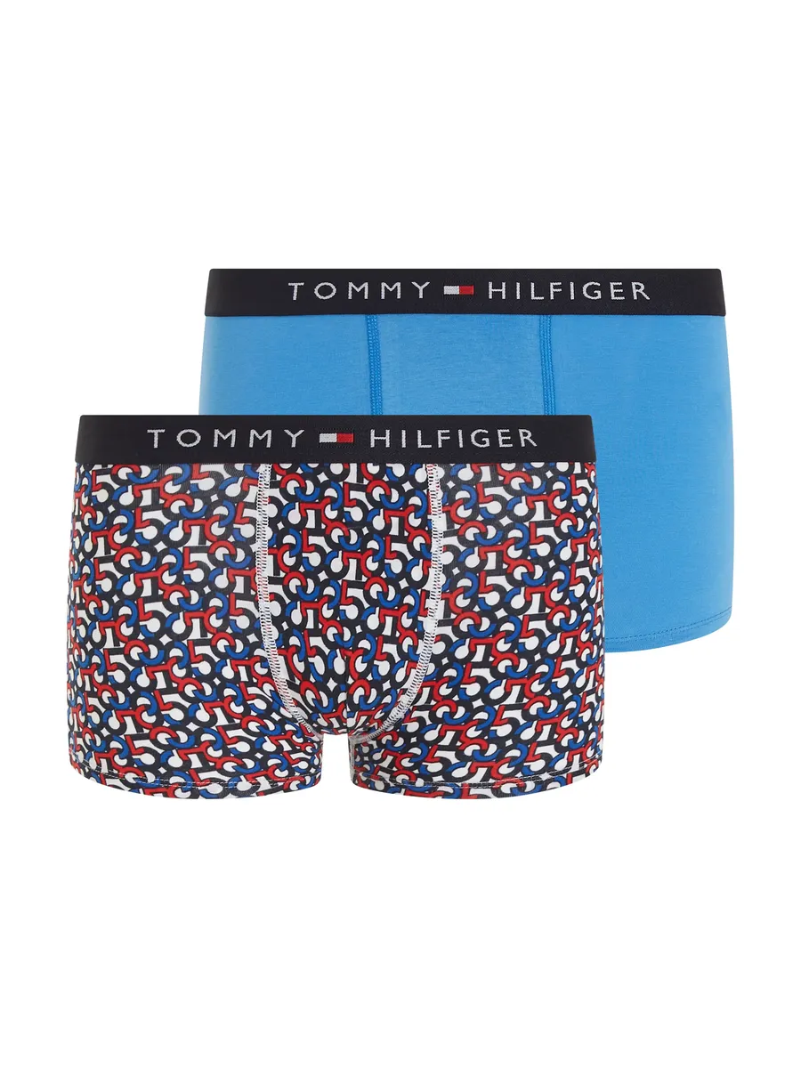 

Tommy Hilfiger Underwear Trunk "2P TRUNK PRINT" (упаковка, 2 шт., 2 шт. в упаковке), дети до 16 лет, цвет Blue Spell/Geo