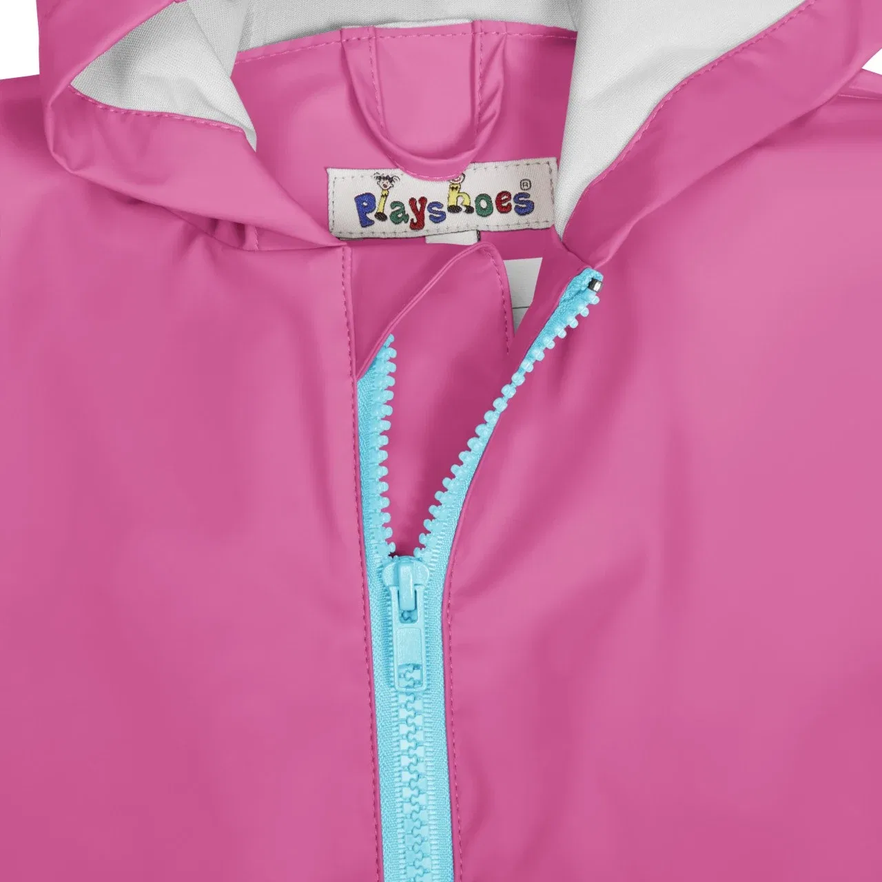 Дождевик-комбинезон детский Playshoes, розовый — фото 4