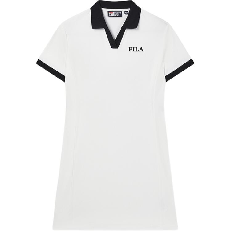 

FILA ОРИГИНАЛЬНОЕ женское платье с короткими рукавами цвета слоновой кости