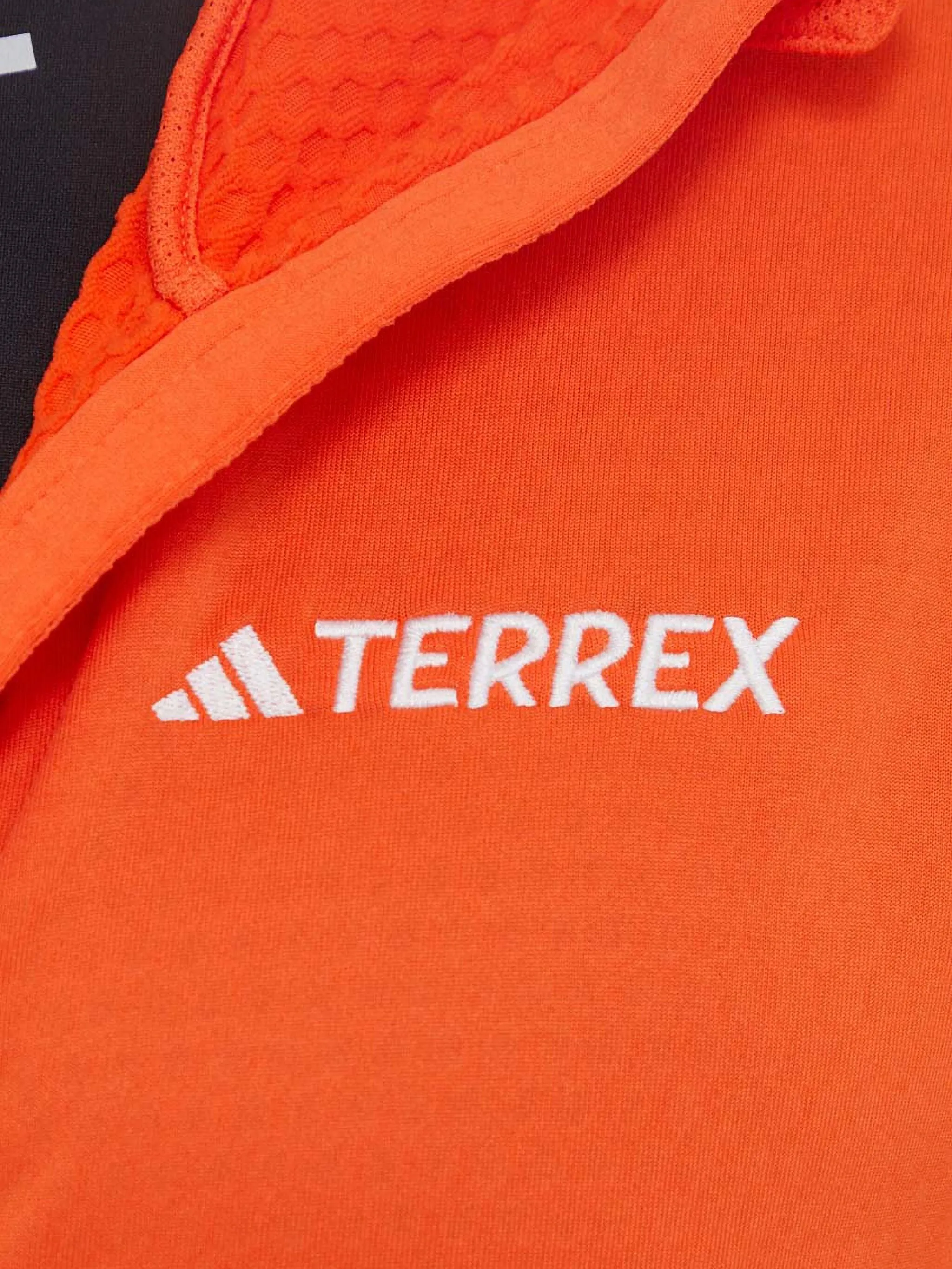 Худи на молнии Adidas, оранжевый — фото 4