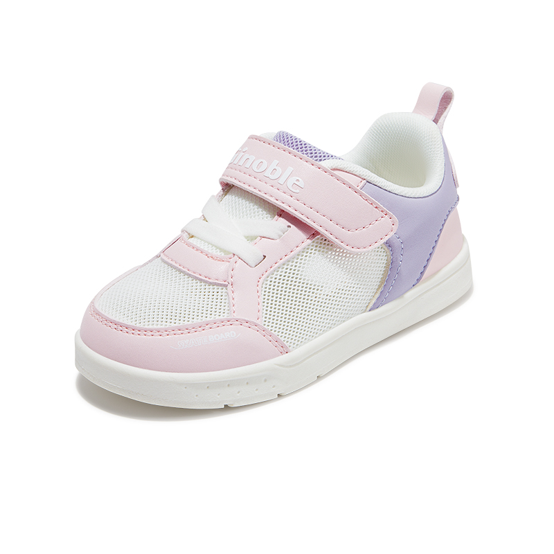 

Дышащие детские ботиночки для малышей GINOBLE, белый/розовый/фиолетовый