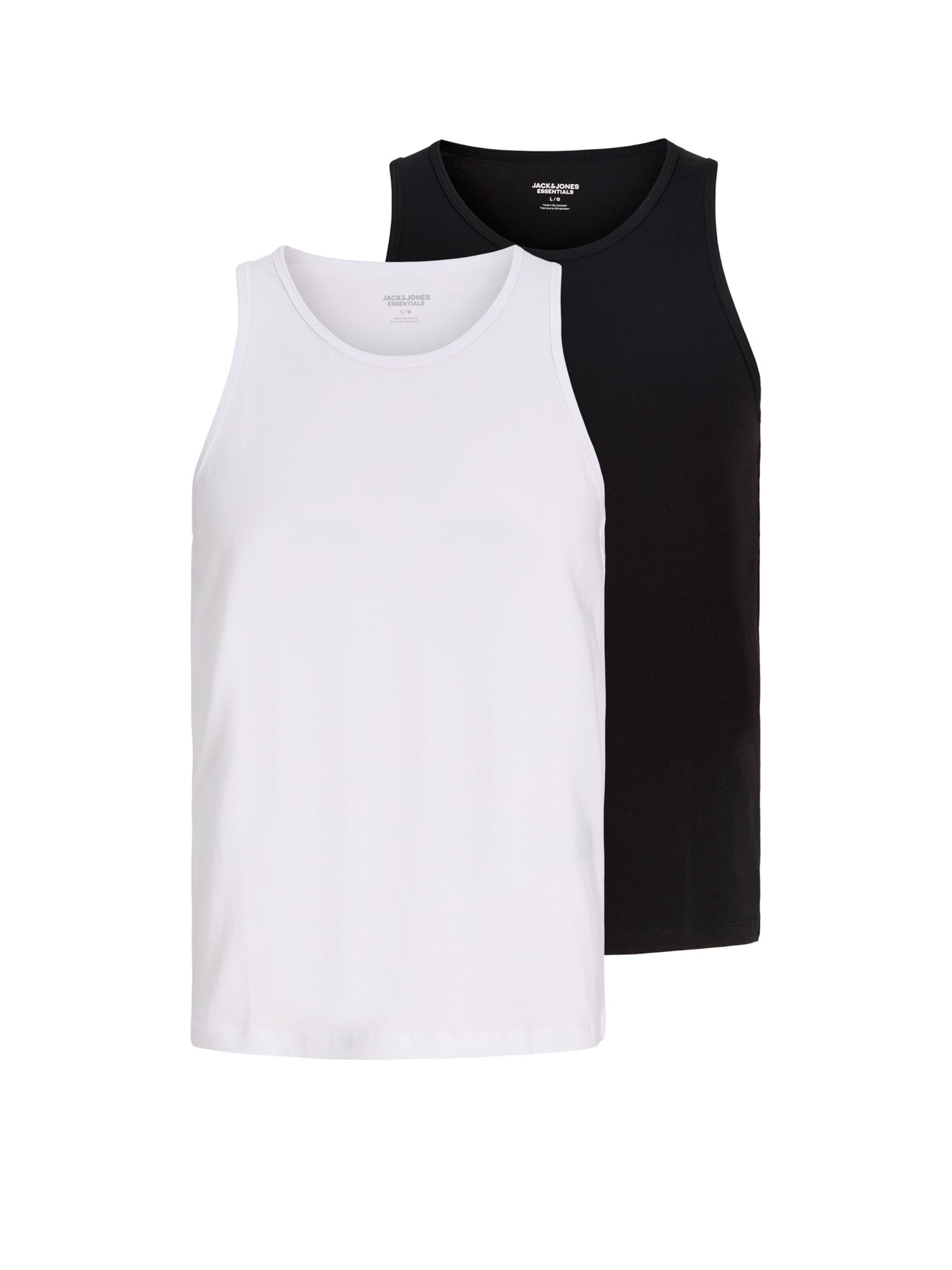 

JACK & JONES Майка в цвете Black, White
