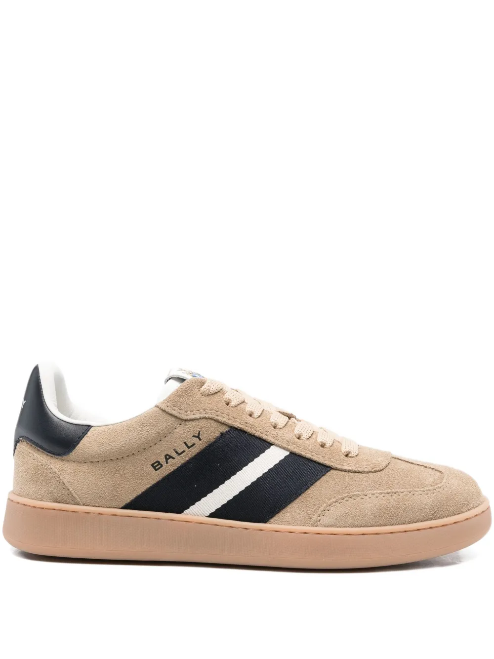 Замшевые низкие кеды Retro Crest Bally, коричневый