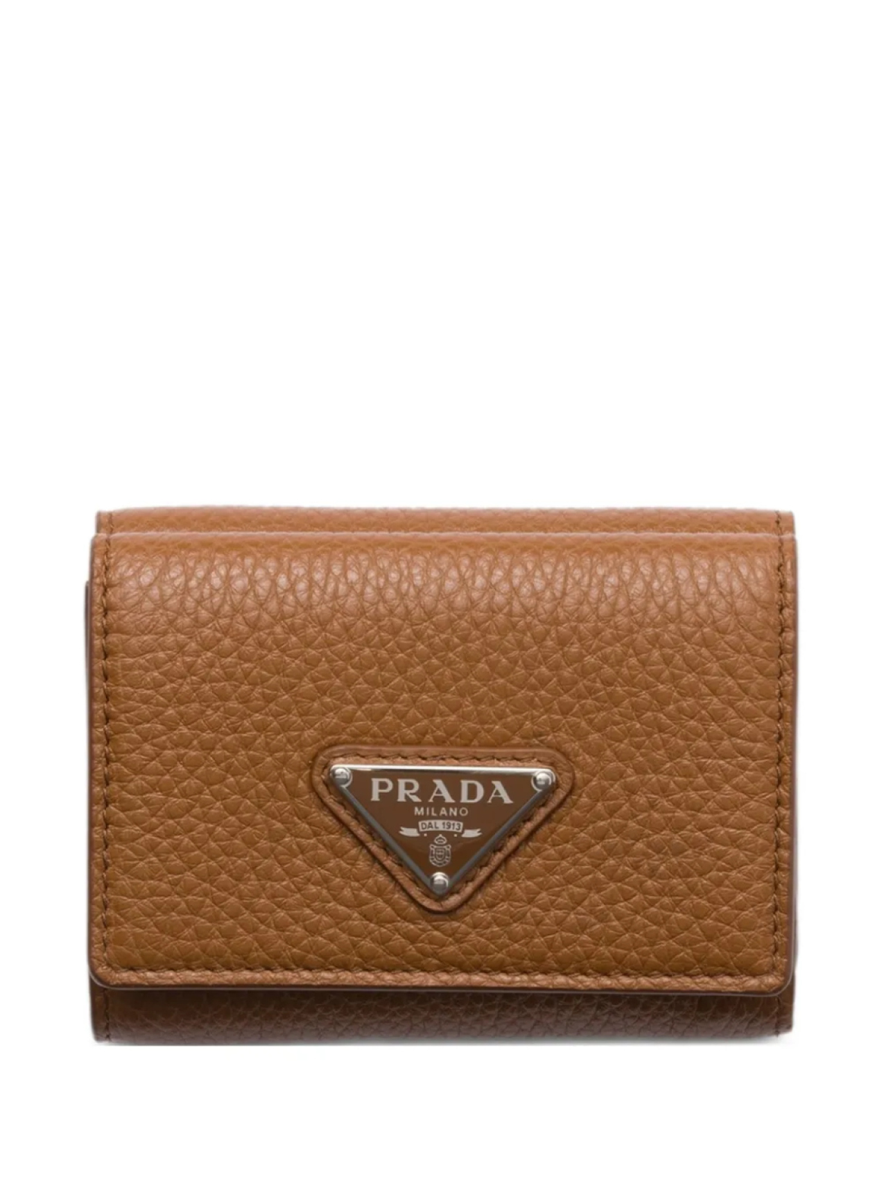 

Prada фактурный кошелек, коричневый