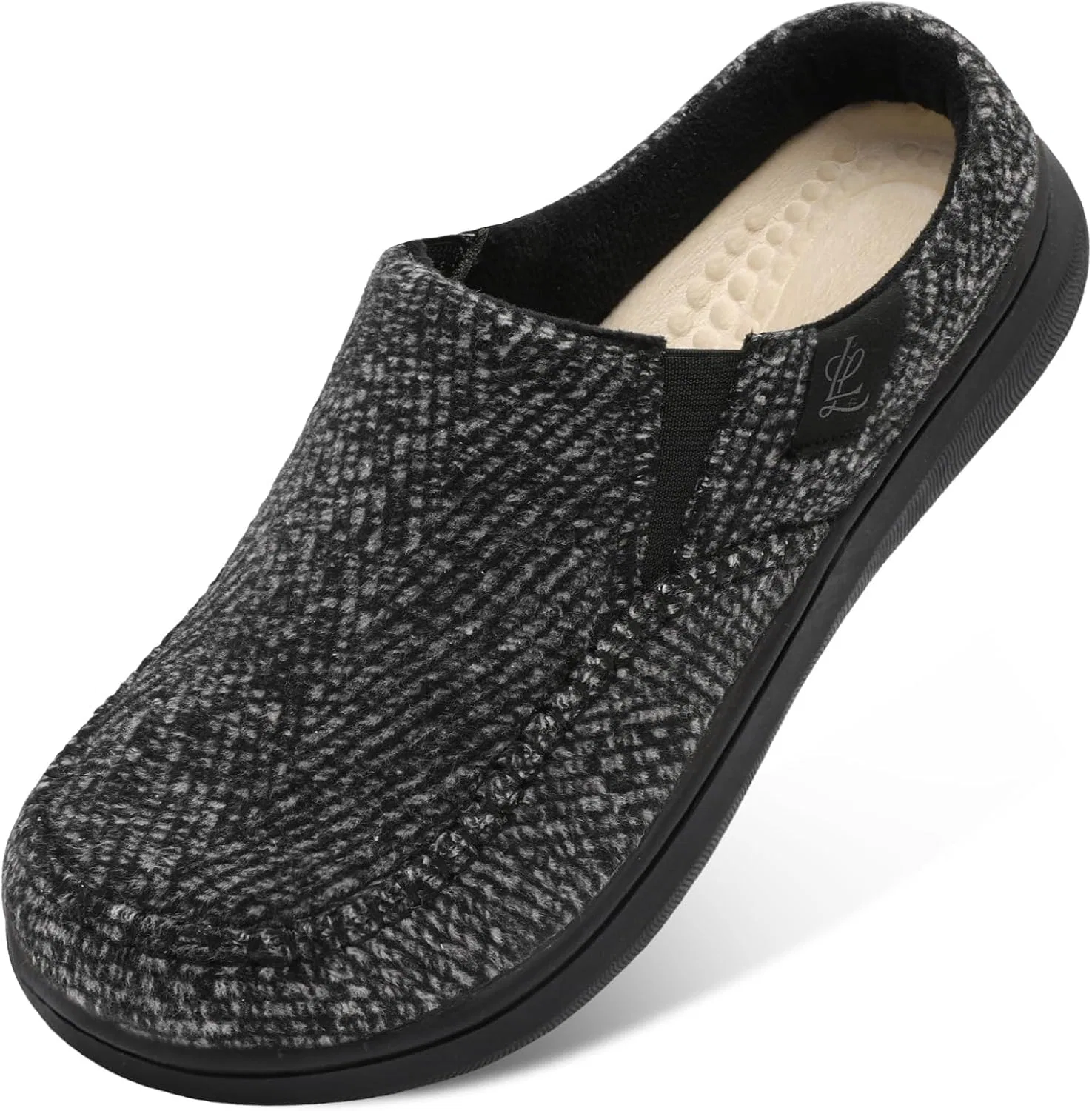 Тапочки мужские с резиновой подошвой, Tweed LeIsfIt
