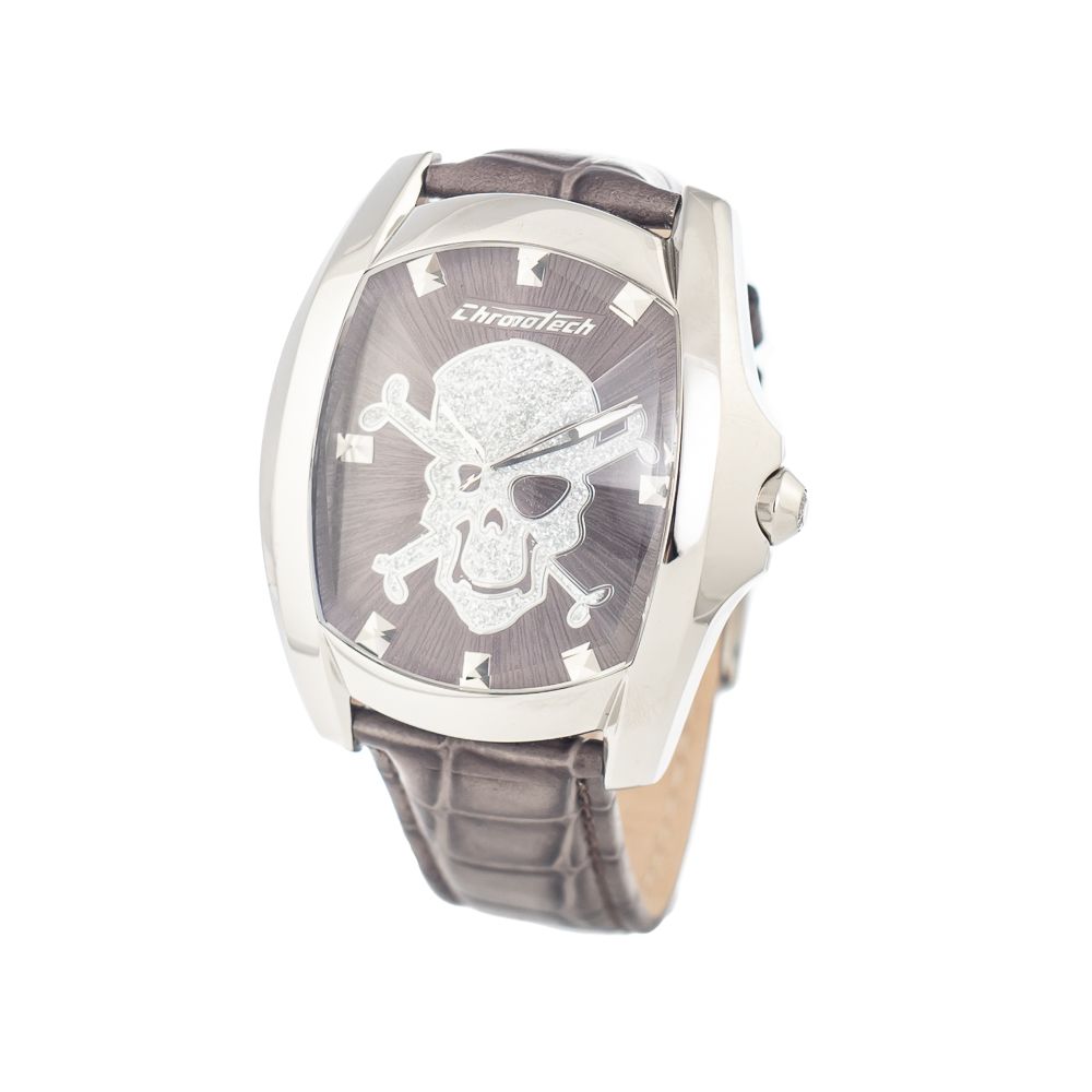 

Мужские часы Chronotech Leather, серый
